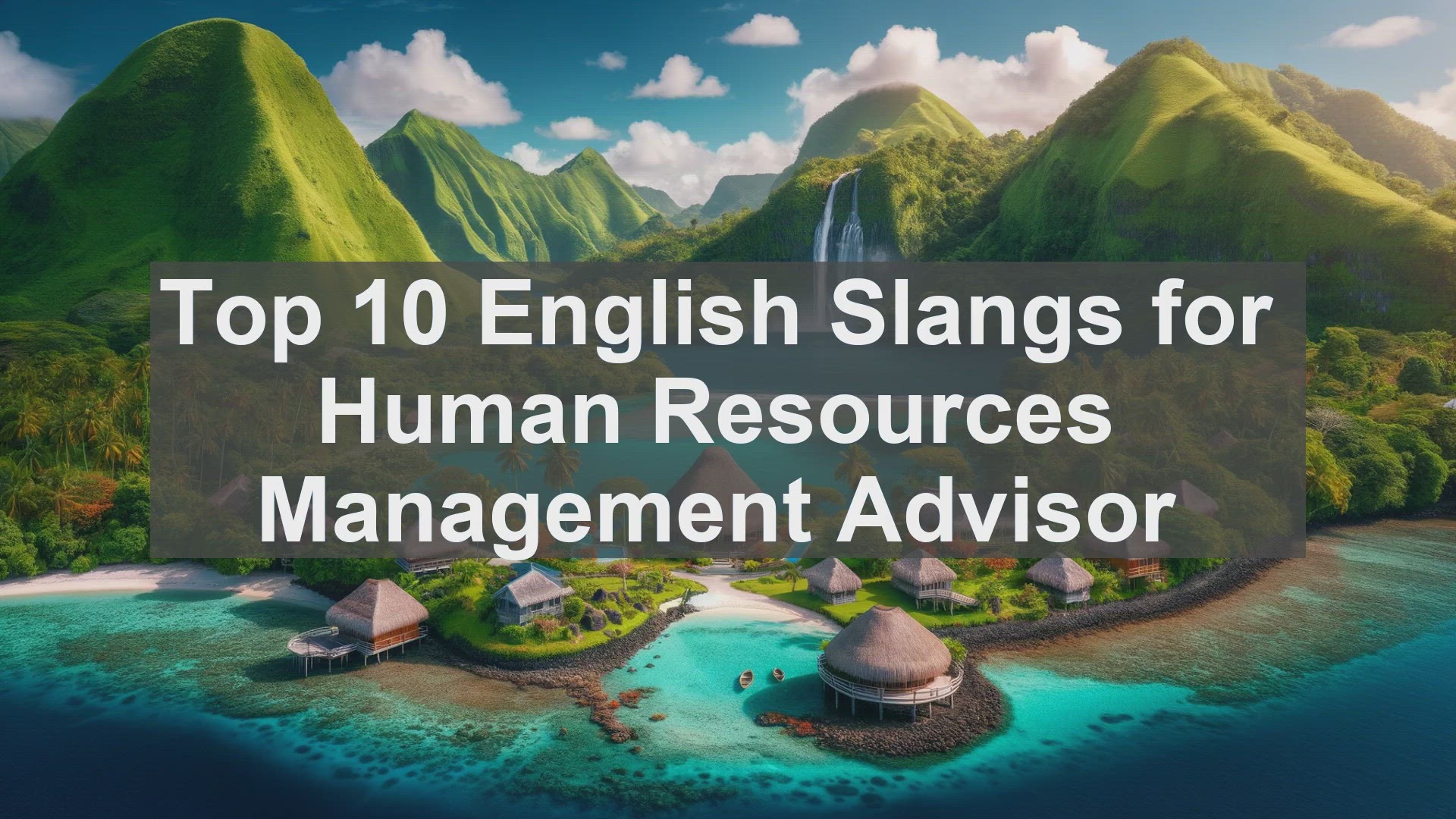 'Video thumbnail for Top 10 English Slangs for Human Resources Management Advisor'
