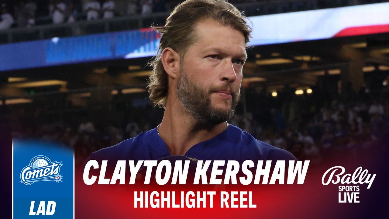 'Video thumbnail for Dodgers LHP Clayton Kershaw 2025 Minor League Baseball Rehab Highlights'