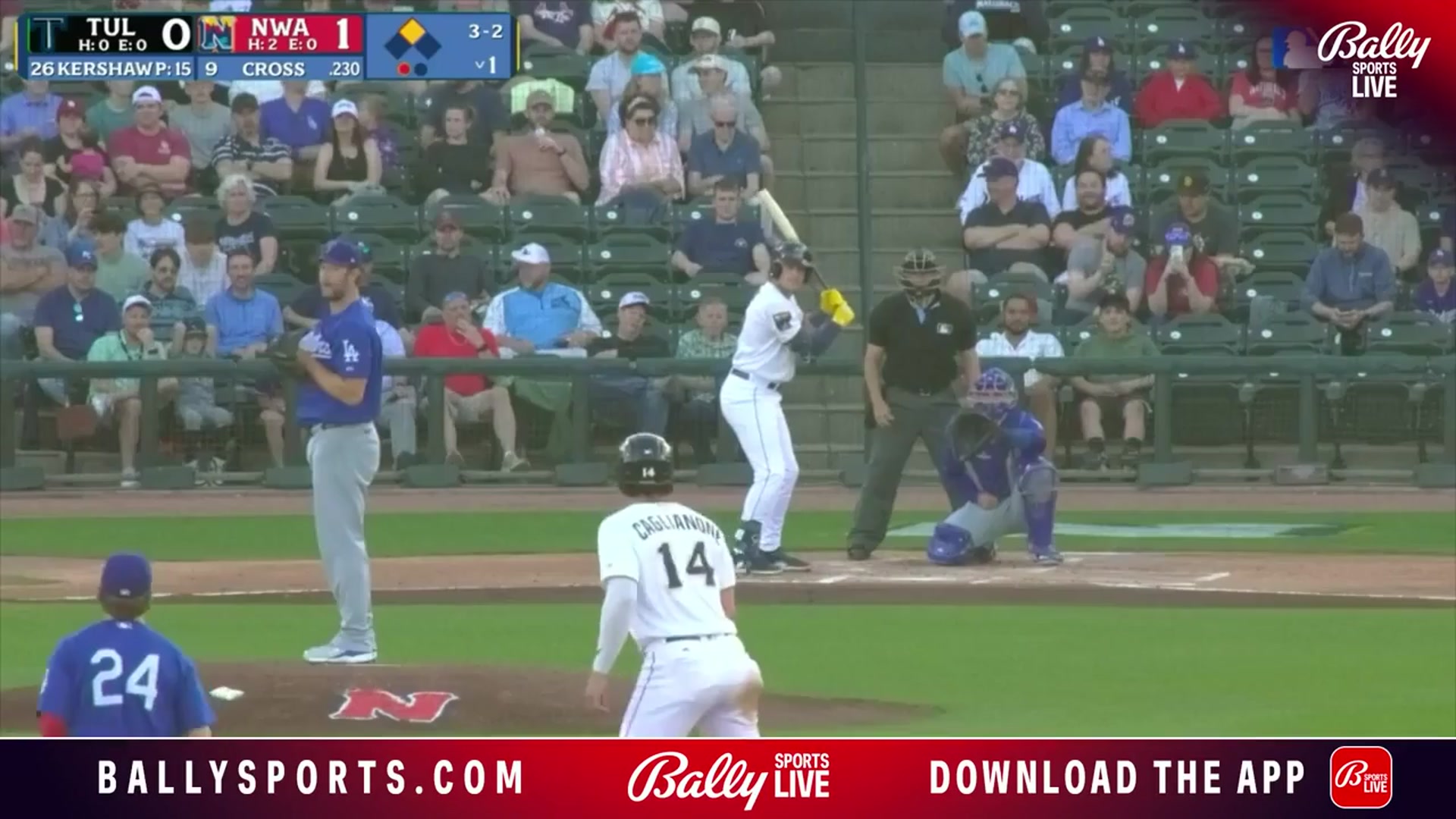 'Video thumbnail for Dodgers LHP Clayton Kershaw 2025 Minor League Baseball Rehab Highlights'