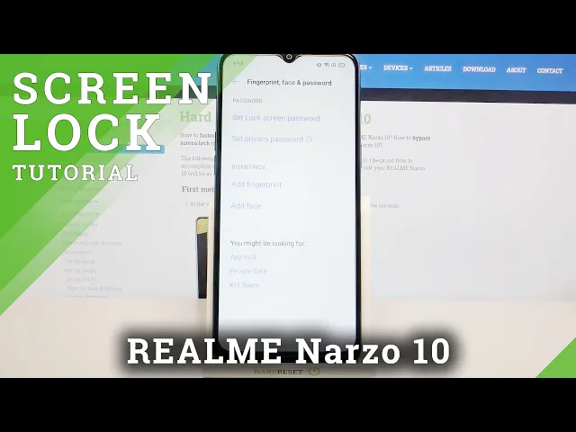 Video thumbnail for How to Set Up Screen Lock on REALME Narzo 10 – Screen Protection