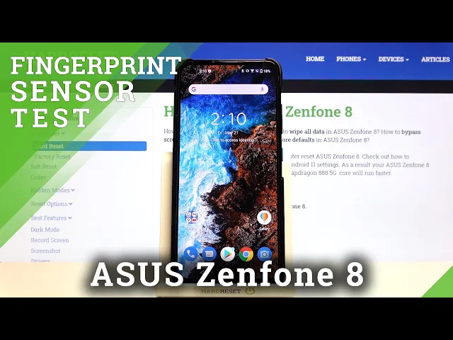 Video thumbnail for ASUS Zenfone 8 Fingerprint Test