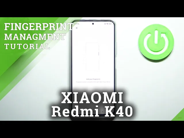Video thumbnail for How to Add Fingerprint to XIAOMI Redmi K40 – Set Up Lock Method