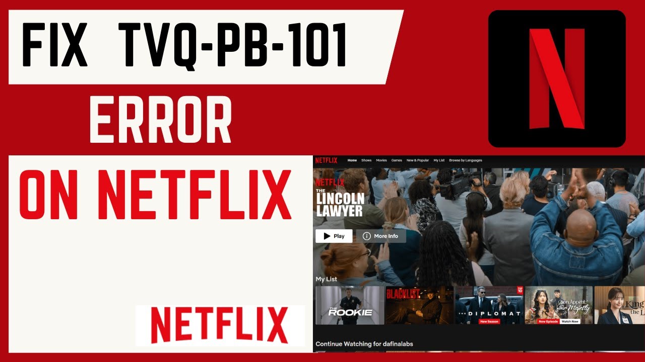 Video thumbnail for How To Fix Error tvq-pb-101 Error On Netflix