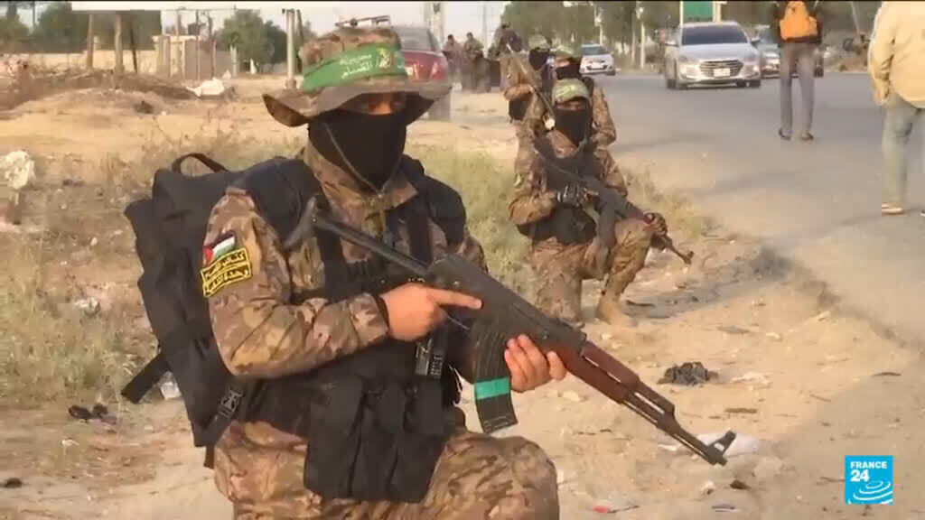 Video thumbnail for Amnesty accuses Hamas of 'crimes against humanity' for October 7 attach