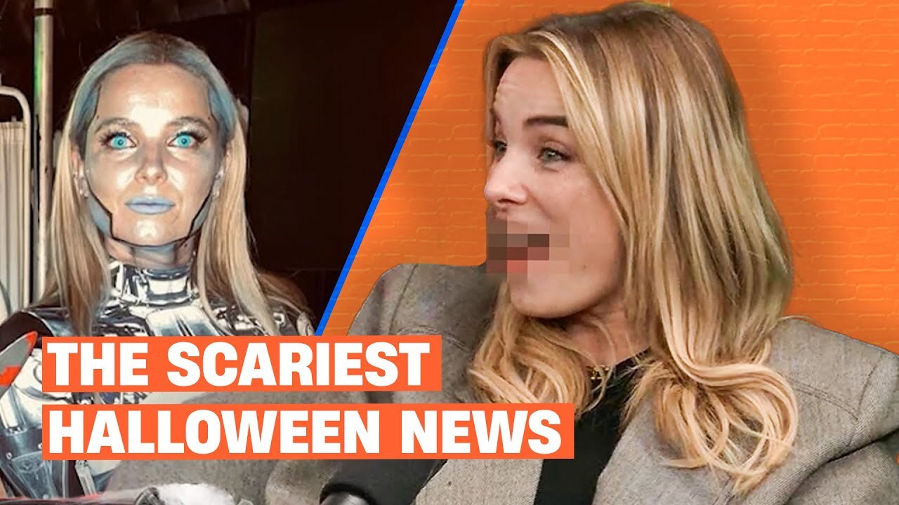Video thumbnail for PREGNANT, on HALLOWEEN, dressed as a ROBOT! | Capital Breakfast: After The Show, Show