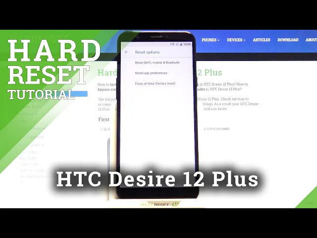 Video thumbnail for Hard Reset HTC Desire 12 Plus – Factory Reset with Settings