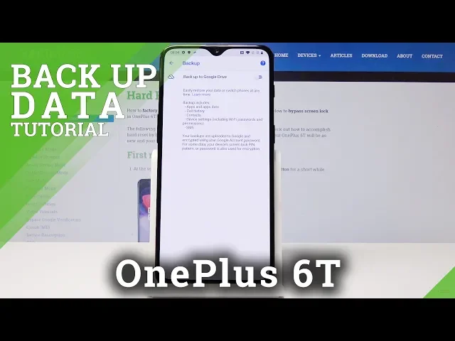 Video thumbnail for How to Enable Google Backup in OnePlus 6T - Backup Account