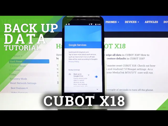Video thumbnail for How to Enable Google Backup on CUBOT X18 – Back Up Data