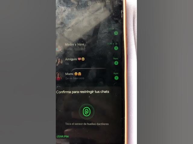 Video thumbnail for Cómo ocultar un chat de WhatsApp con contraseña en segundos #tip #tecnologia #arianagatita