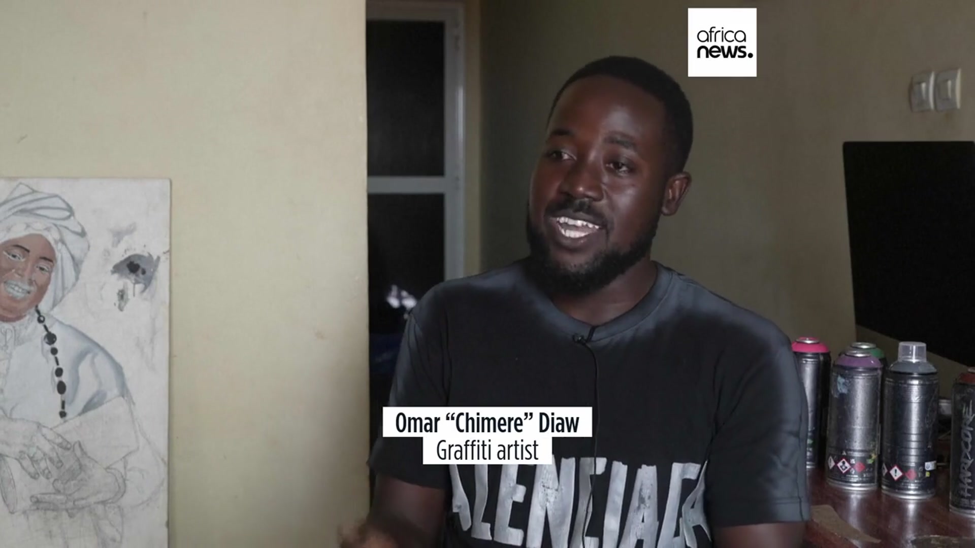 'Video thumbnail for Graffiti transforms Conakry’s walls into canvases for change'