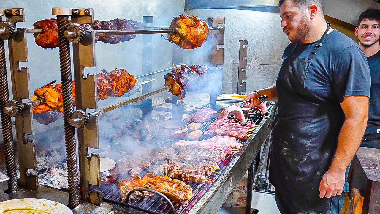 Video thumbnail for GREEK STREET FOOD Island Paradise 99 Year Old Bougatsa + CRAZY Street Food BBQ!!