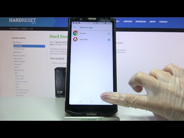 Video thumbnail for How to Change Default Apps on DOOGEE S70 - Set Default Apps