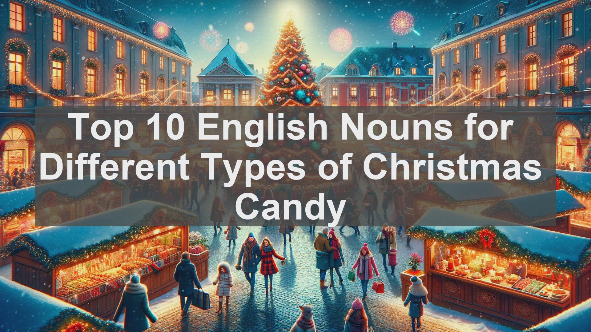 'Video thumbnail for Top 10 English Nouns for Different Types of Christmas Candy'