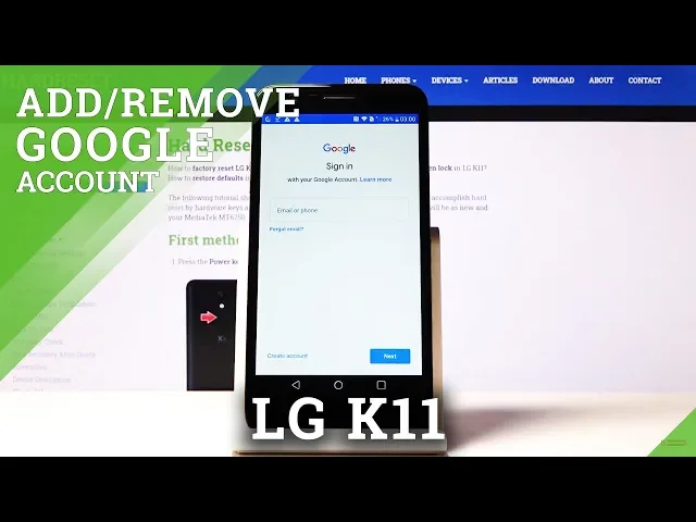 Video thumbnail for How to Add Google Account in LG K11 – Activate Google Account