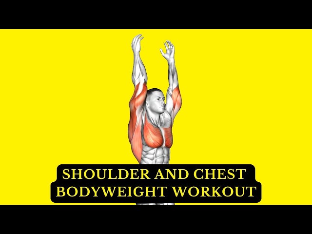 Video thumbnail for Best Bodyweight Exercises for Chest & Shoulders