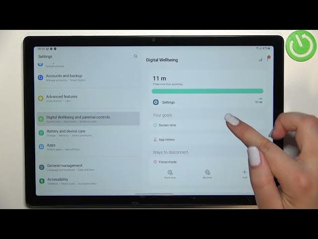 Video thumbnail for SAMSUNG Galaxy Tab A8 2021 - How To Check Total Screen Time