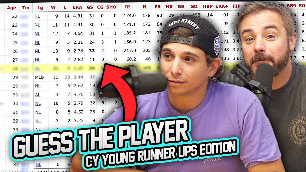 Video thumbnail for Can we guess these Cy Young Award Runner-Ups ONLY by their stats?