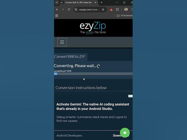 Video thumbnail for 📦 Convert RAR to ZIP on your Browser | No Software Installation Required