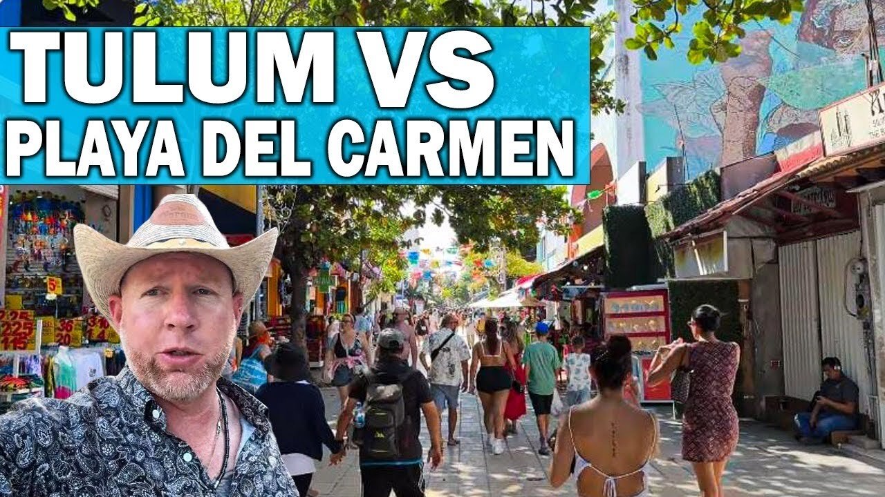 'Video thumbnail for Playa del Carmen vs Tulum Travel Comparison 2025'