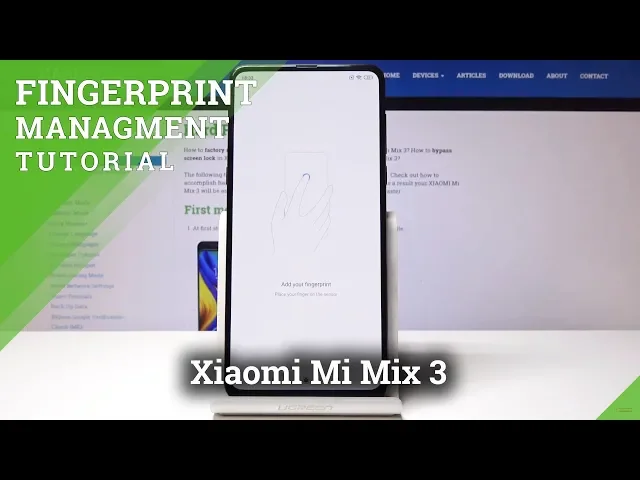 Video thumbnail for How to Add Fingerprint to Xiaomi Mi Mix 3 - Lock Screen Protection