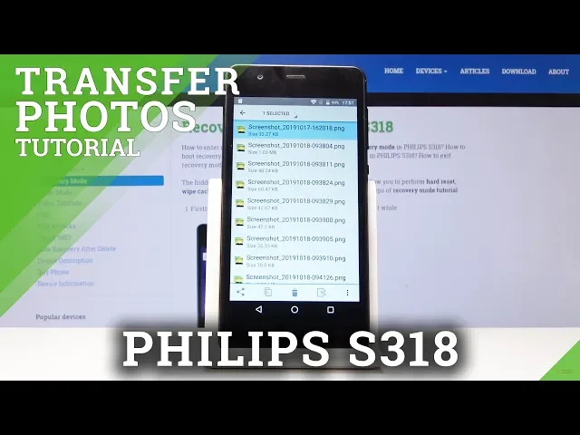Video thumbnail for How to Transfer Files from Internal Storage to SD Card in PHILIPS S318 - Transfer Files
