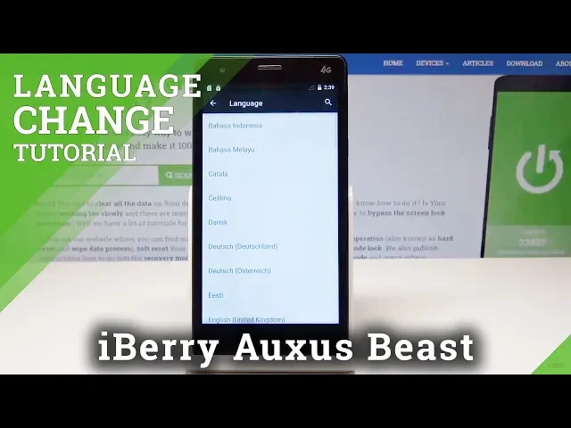 Video thumbnail for How to Change Languages on iBerry Auxus Beast - Set Up Language