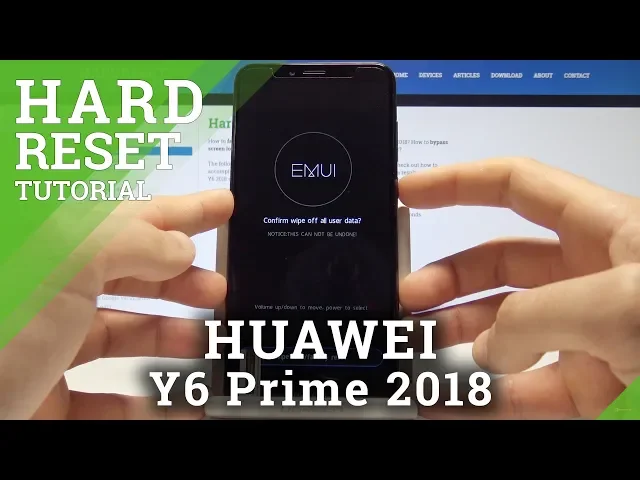 Video thumbnail for Hard Reset HUAWEI Y6 Prime 2018 - Remove Screen Lock / Wipe Data