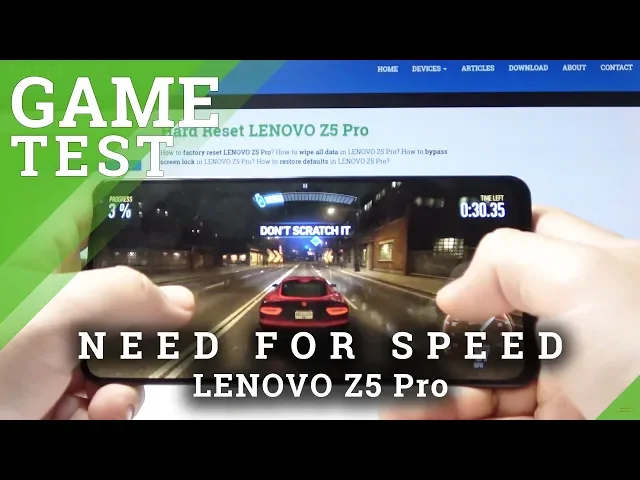 Video thumbnail for Need For Speed on LENOVO Z5 Pro - NFS Android Version Test