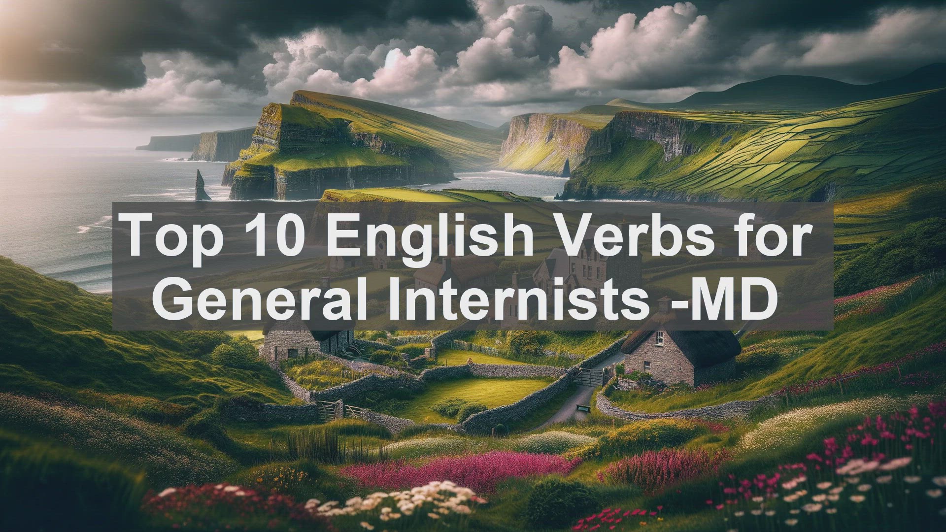 'Video thumbnail for Top 10 English Verbs for General Internists MD'