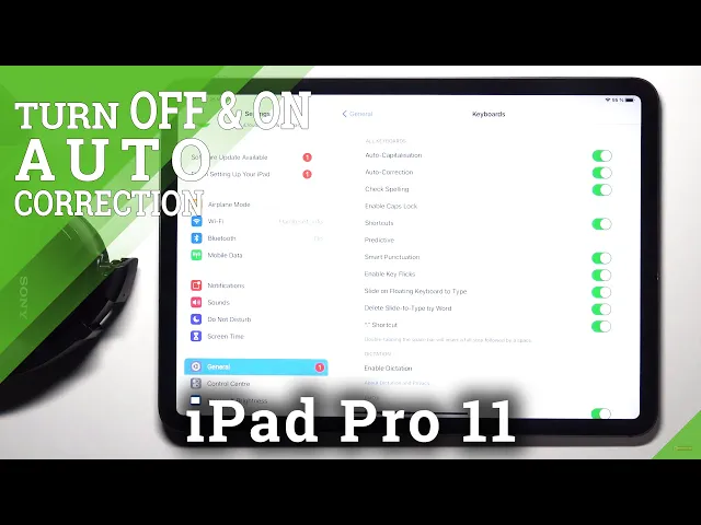 Video thumbnail for How to Activate Auto-Correction in iPad Pro 11 - Manage iOS Input Settings