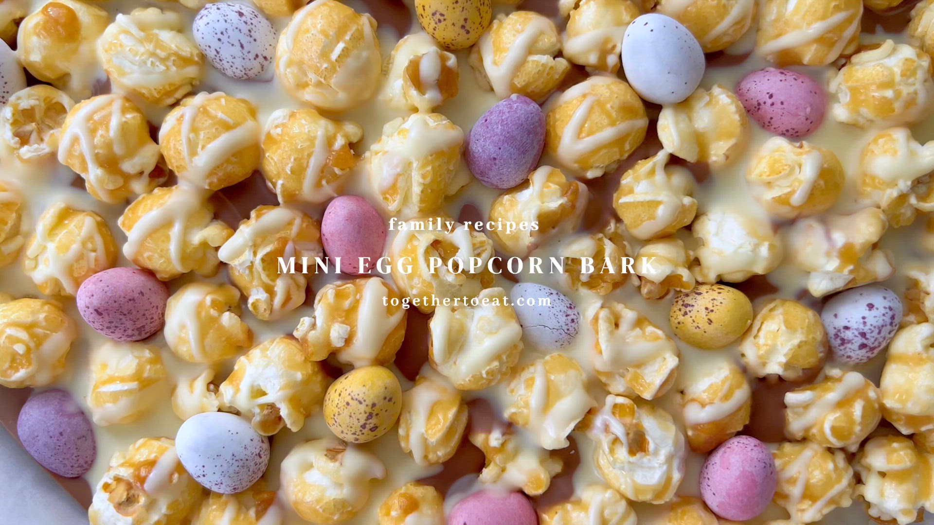 Video thumbnail for Mini Egg Popcorn Bark