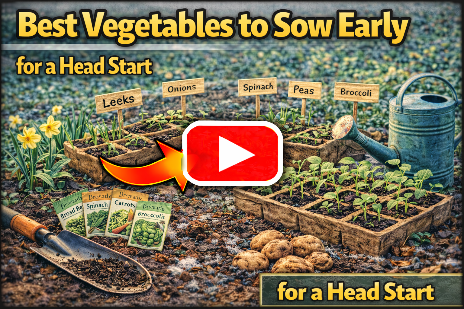 Video thumbnail for Best Vegetables to Sow Early for a Head Start