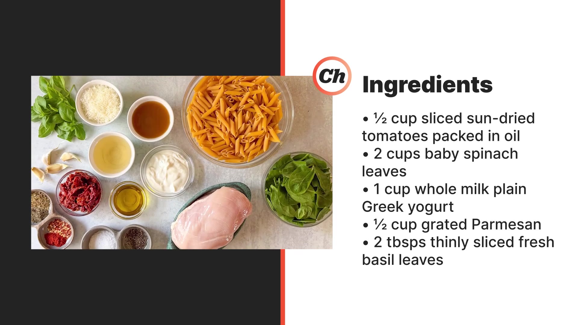 'Video thumbnail for High Protein Marry Me Chicken Pasta Recipe'