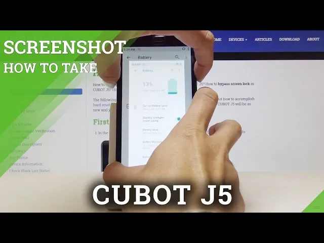 Video thumbnail for How to Grab a Screen in CUBOT J5 - Take a Screenshot