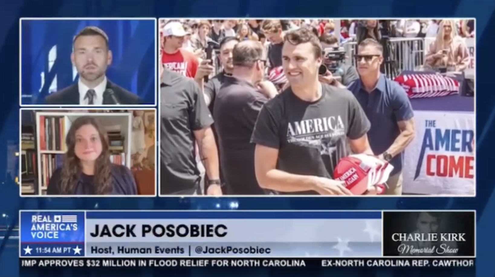 Video thumbnail for Jack Posobiec and Libby Emmons Discuss Charlie Kirk's Legacy