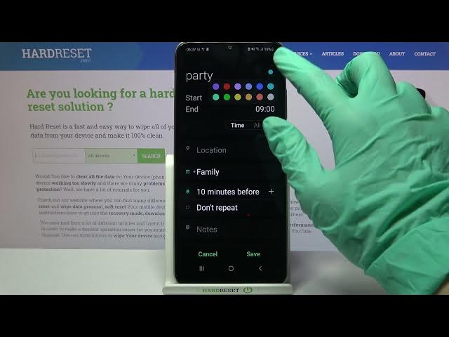 Video thumbnail for How to Add Event in SAMSUNG Galaxy F12 – Set Up Reminder