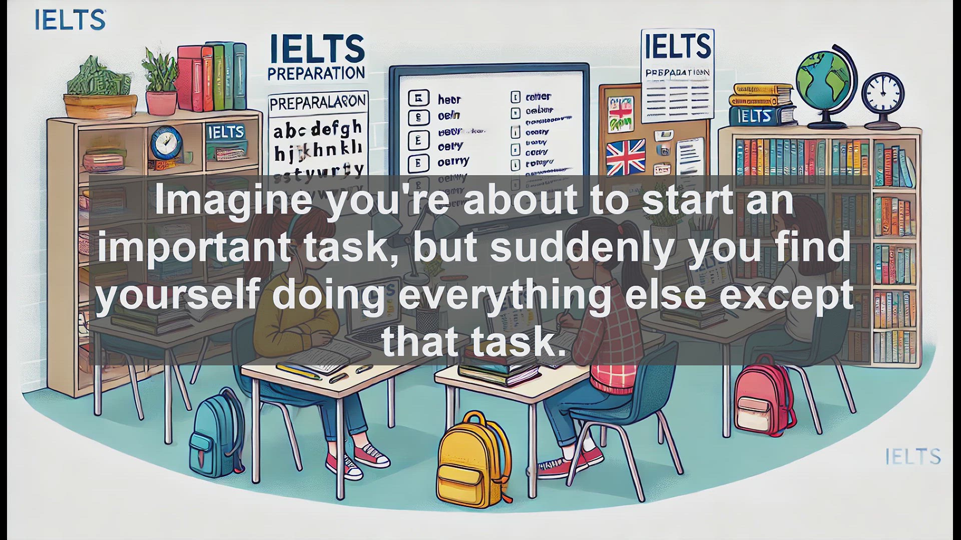 'Video thumbnail for 2500 Must Know IELTS 6.5 Vocabulary - Understanding 'Putoff': A Key Word for IELTS Success'