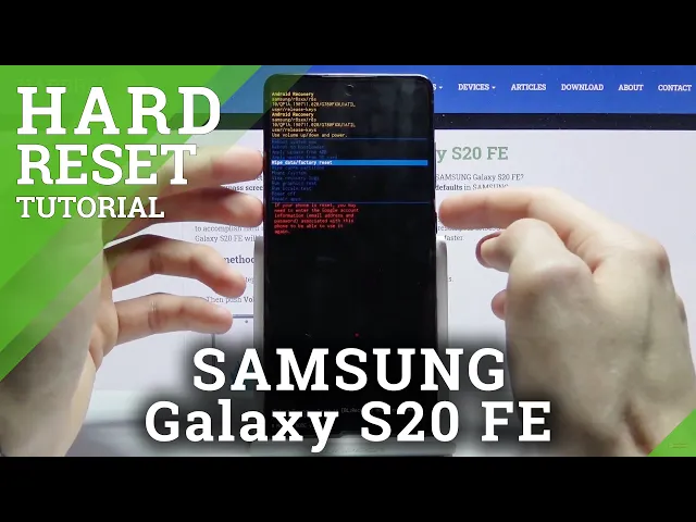 Video thumbnail for How to Hard Reset SAMSUNG Galaxy S20 FE – Bypass Screen Lock / Wipe Data
