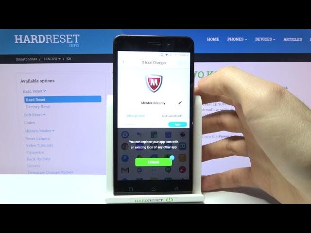Video thumbnail for How to Change Icon Shape in LENOVO K6 – Customize Icons