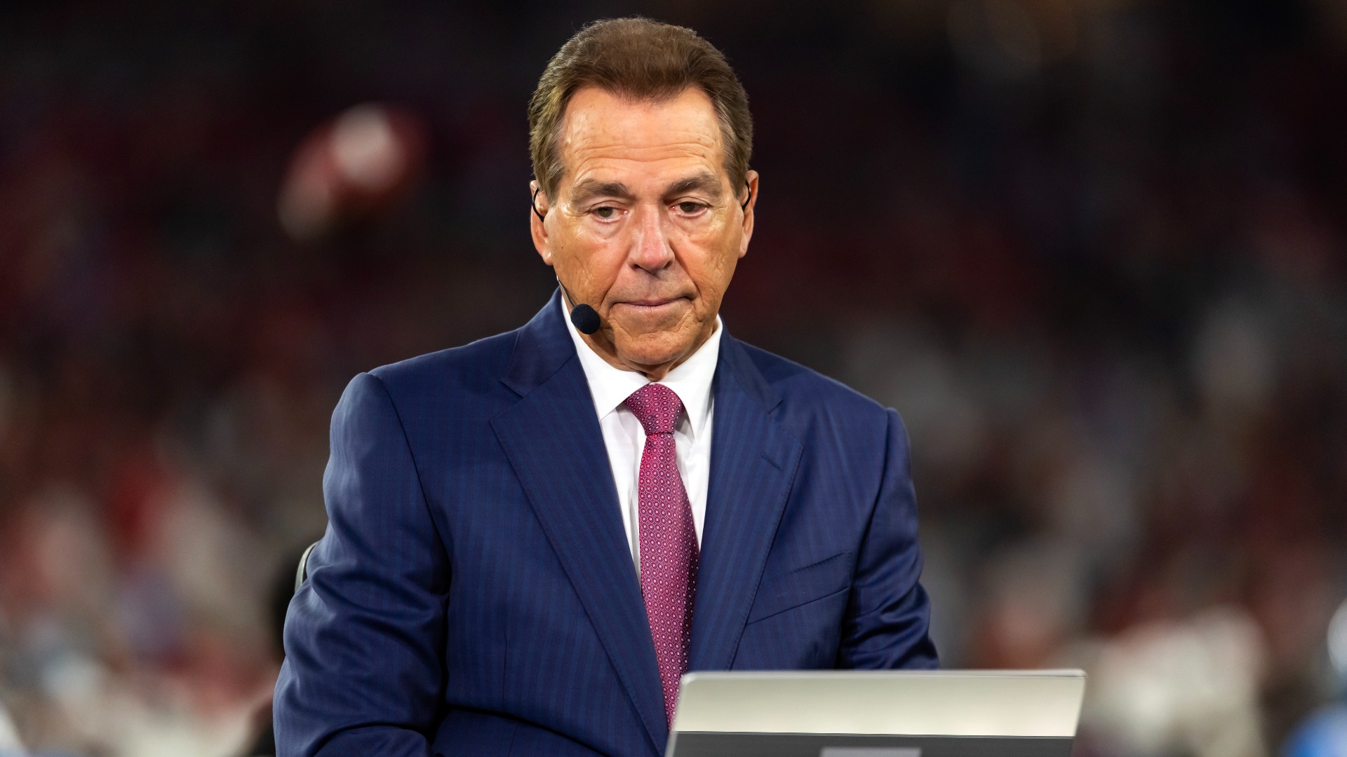 Video thumbnail for Nick Saban Discusses College Football Player Pay Limits