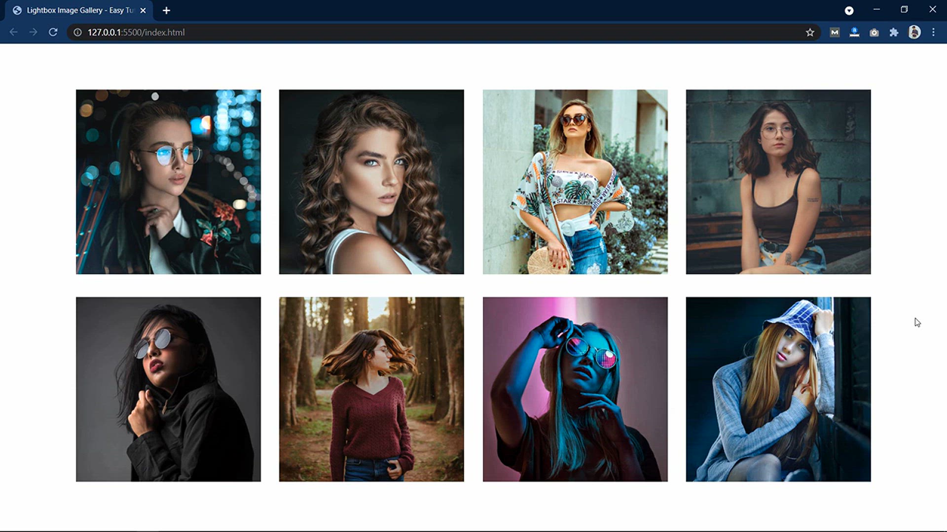 'Video thumbnail for How To Make Responsive Image Gallery With HTML CSS JS _ Lightbox Image Gallery Design'