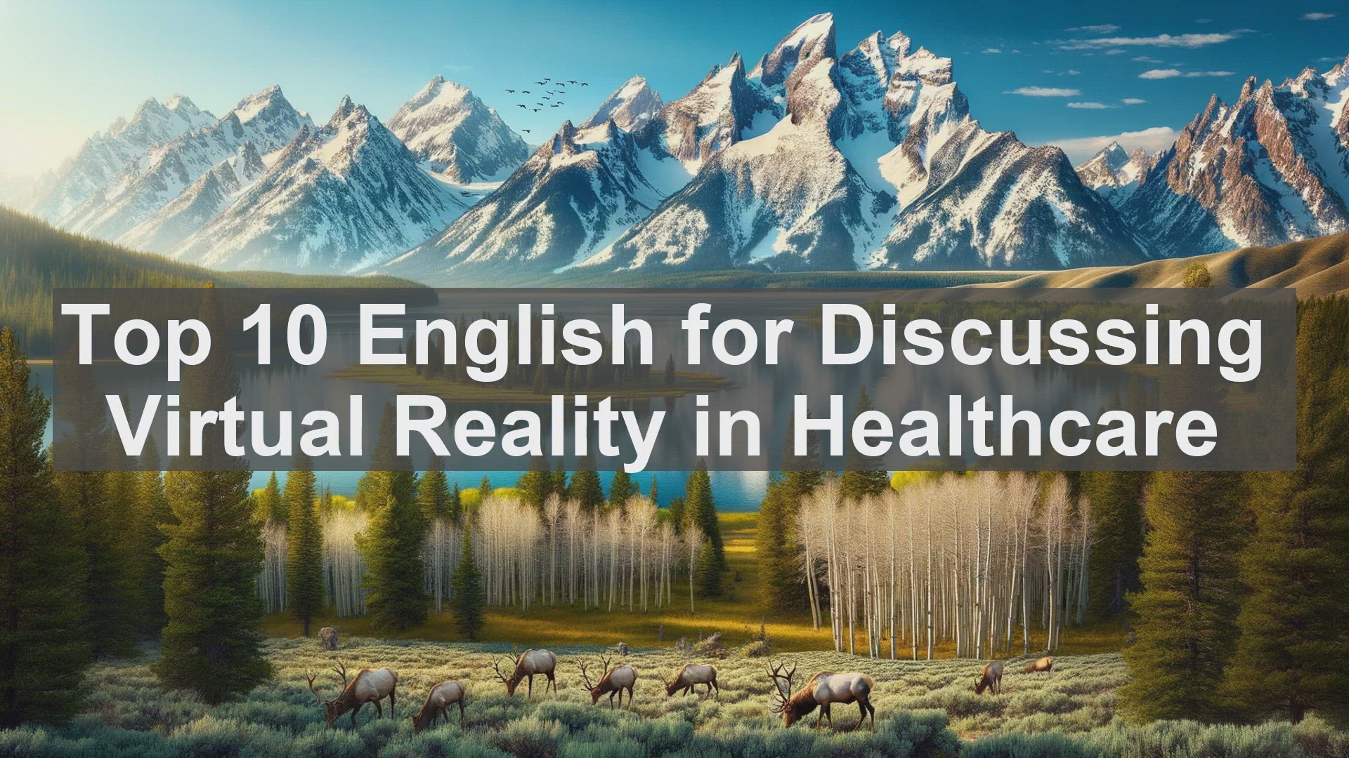 'Video thumbnail for Top 10 English for Discussing Virtual Reality in Healthcare'