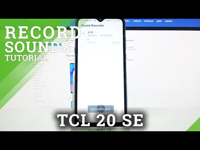 Video thumbnail for Record Sounds - TCL 20 SE and Way To Hear Your Voice
