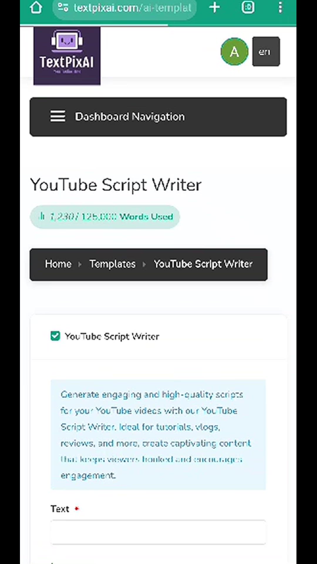 'Video thumbnail for YouTube Script Writer '