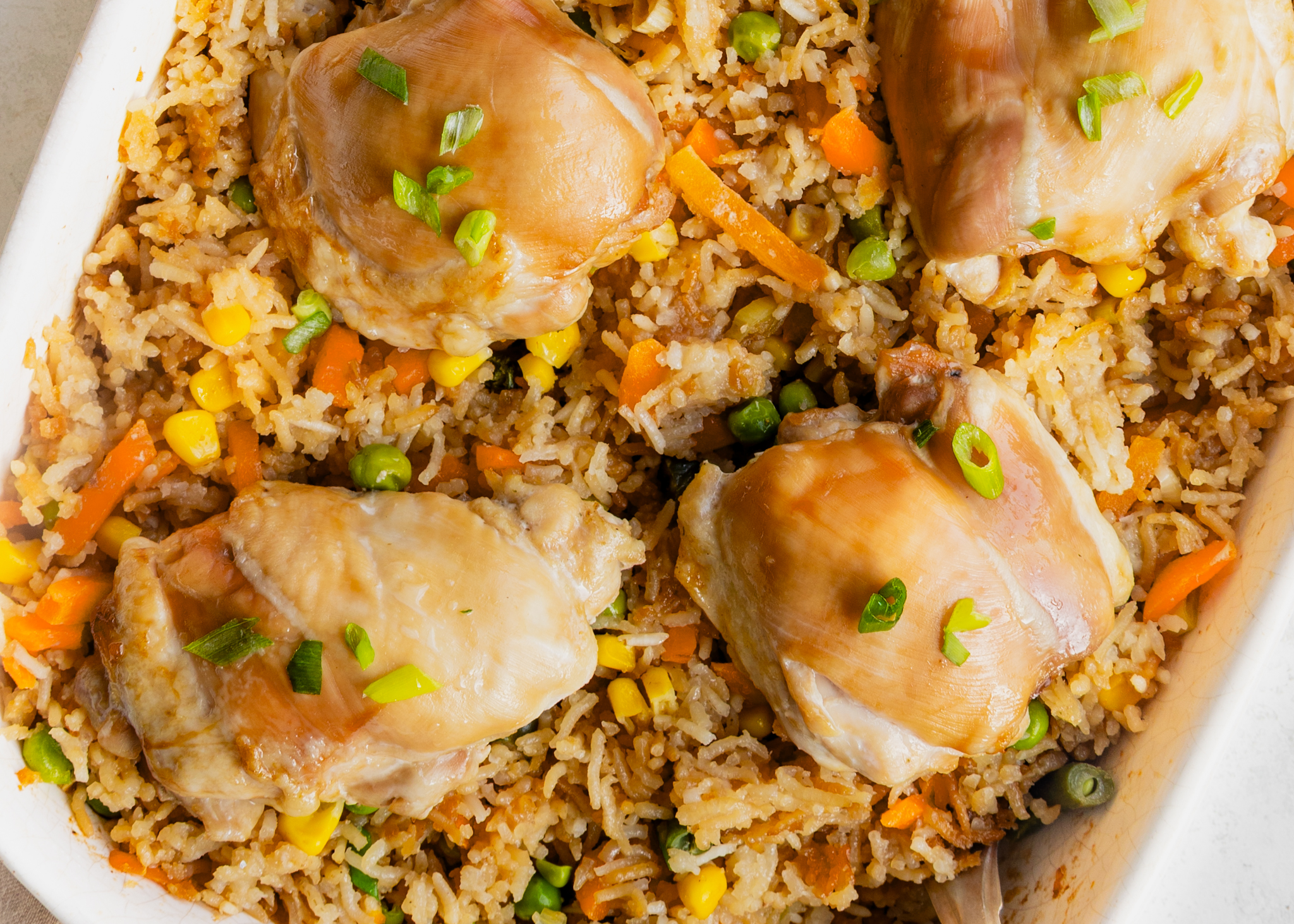 Baked Chinese Chicken and Rice