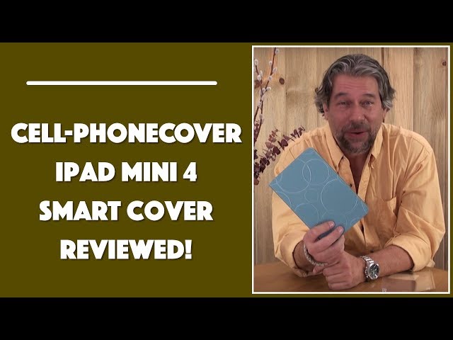 Video thumbnail for Cell-PhoneCover Apple iPad Mini 4 Smart Cover - REVIEW!