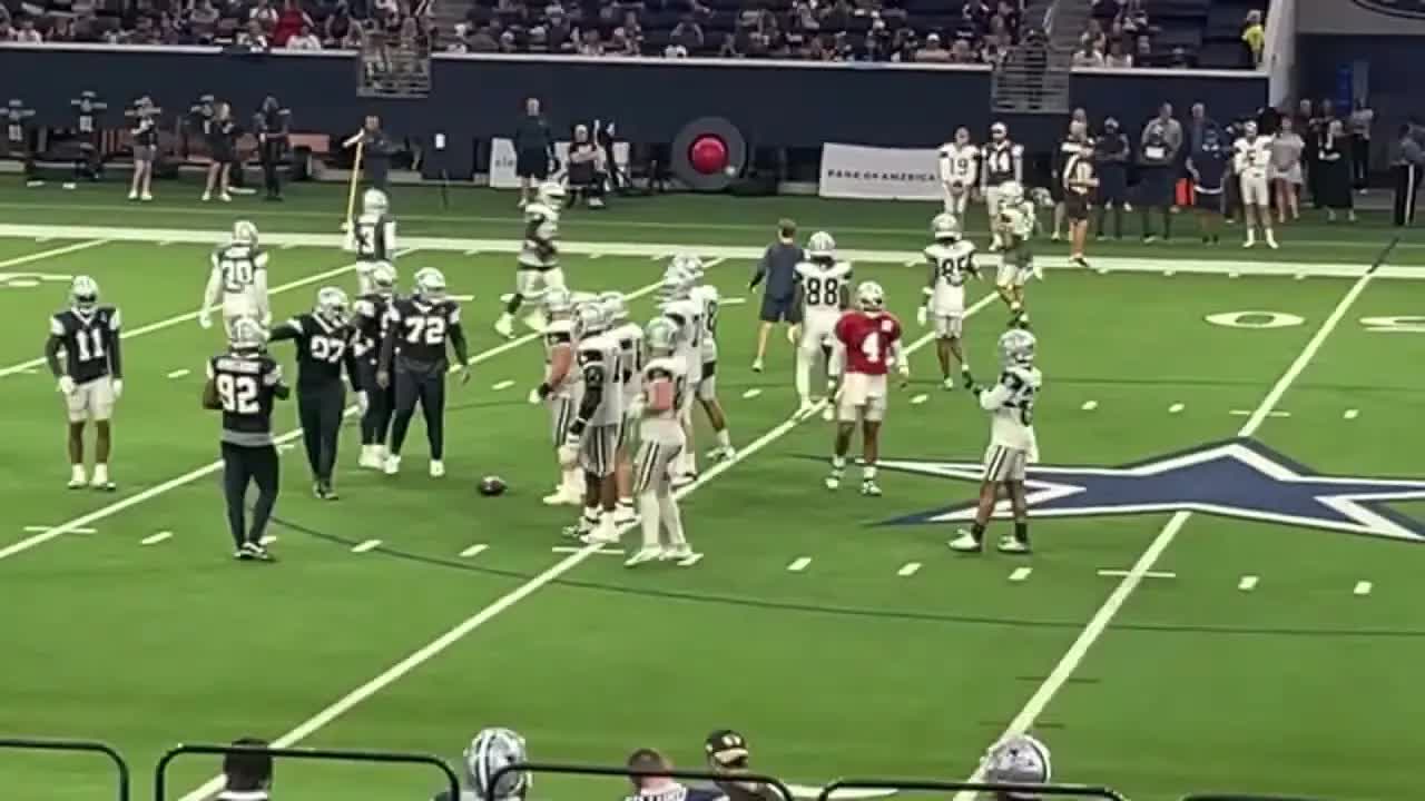Video thumbnail for law nation sports: dallas cowboys training camp highlights: prescott, elliott, parsons, and more!