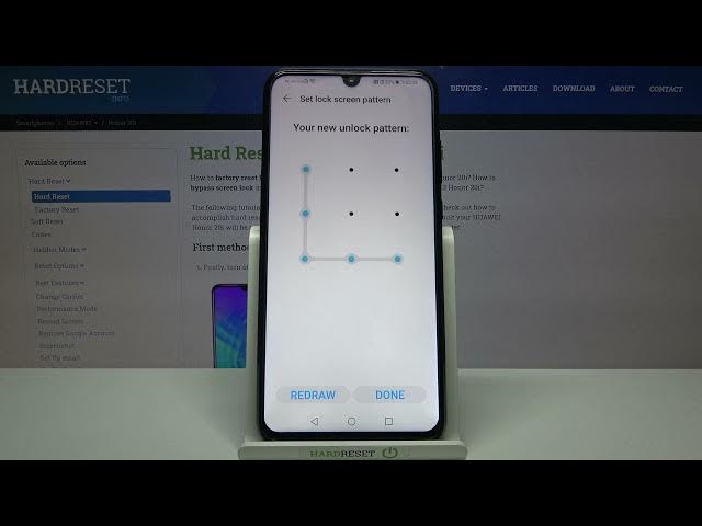 Video thumbnail for How to Set Up Screen Lock on Honor 20i – Add Password
