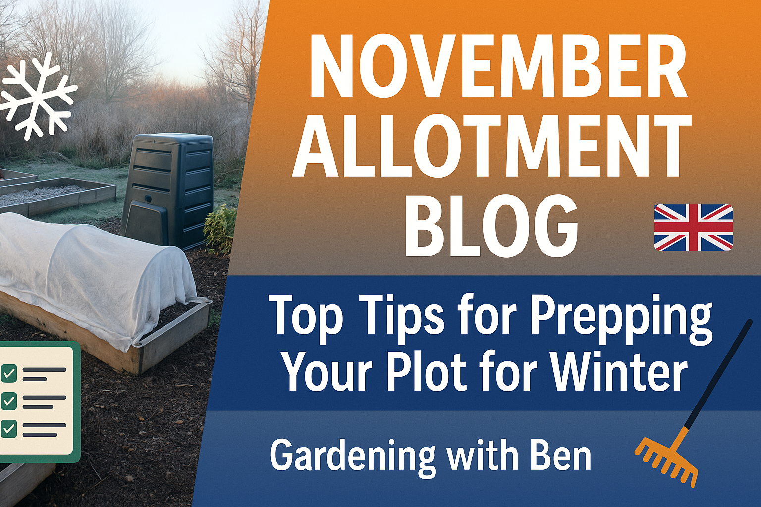 Video thumbnail for 🎥 ✅ November Allotment Guide 🍂🌿 | Top Tips for Prepping Your Plot for Winter ❄️🌱