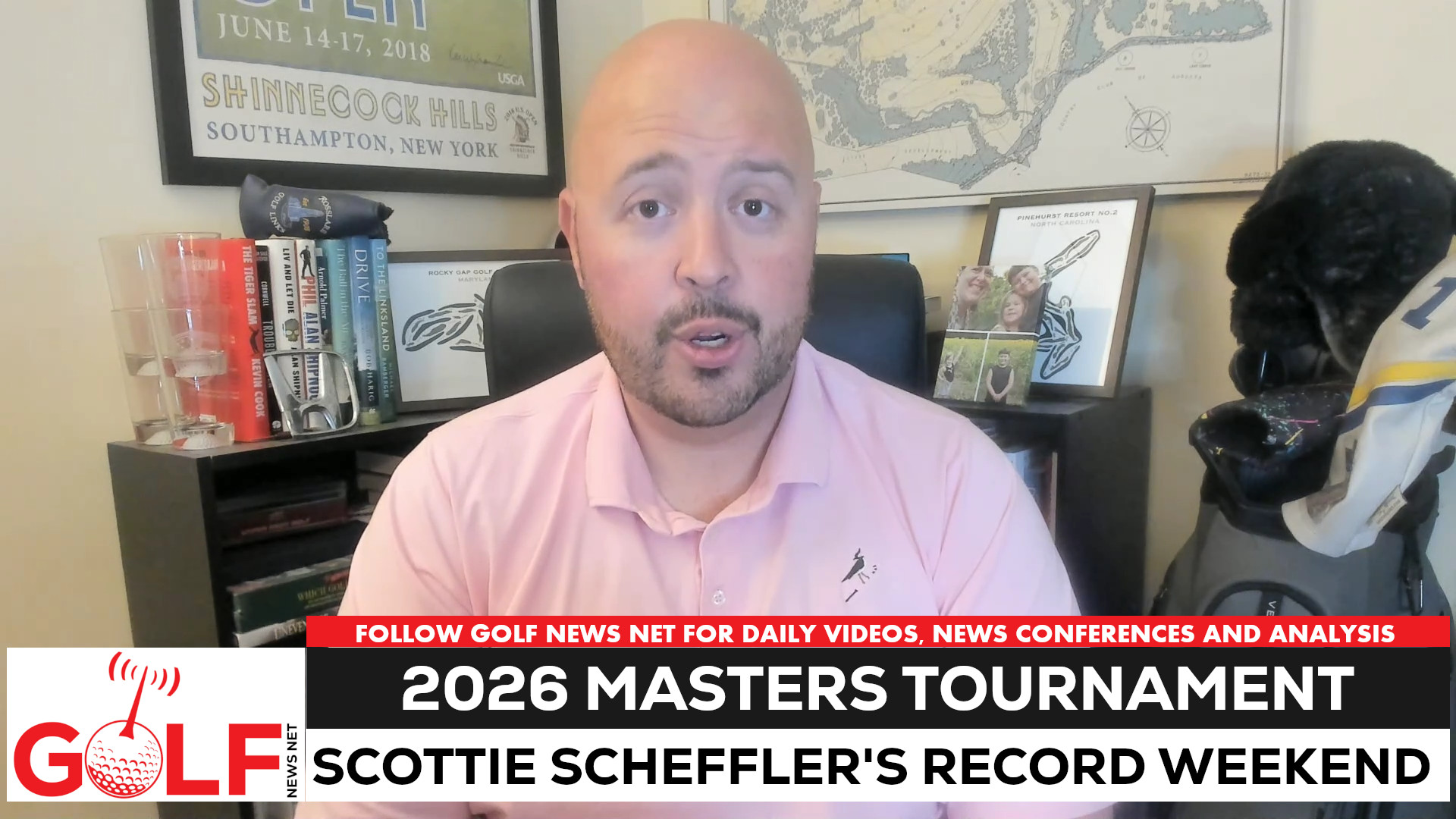 Video thumbnail for Scottie Scheffler's record weekend almost wins 2026 Masters